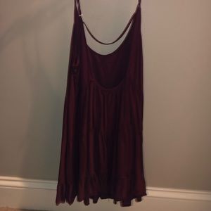Maroon dress